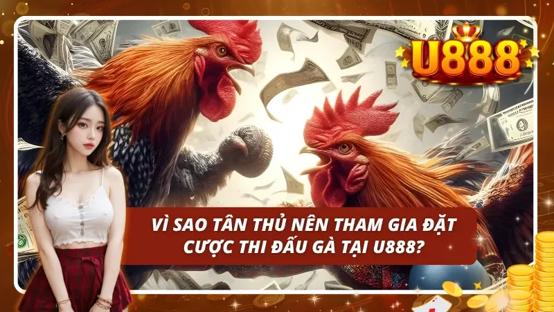 03 lý do tân thủ nên tham gia cược gà tại U888